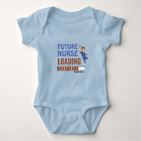 Future Nurse Loading Blue Funny Make Your Own Boy