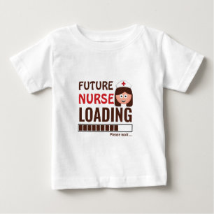 Future Nurse Loading Cute DIY First Birthday Baby T-Shirt