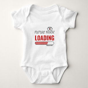 Future Nurse Loading Funny Trendy Personalised Baby Bodysuit
