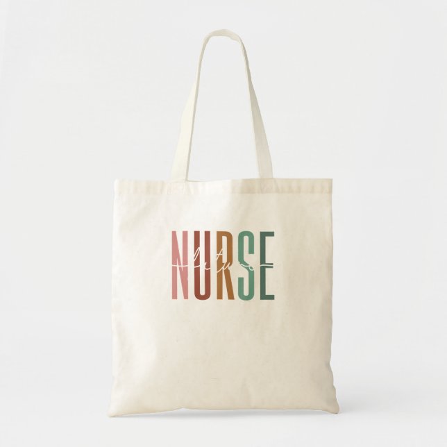 Future Nurse Nursing School Student Funny Nurse In Tote Bag (Front)