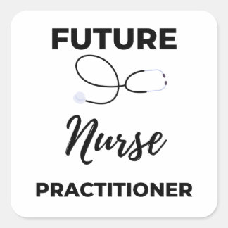 Future Nurse Practitioner 2 Square Sticker
