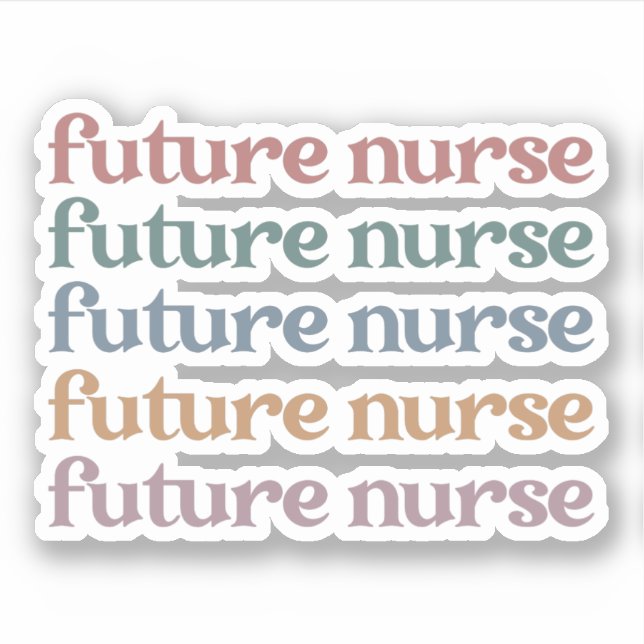 Future Nurse Retro Nursing School Student (Front)