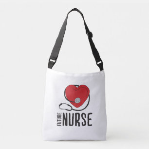 Future Nurse Soon to be Nurse Art Registered Nurse Crossbody Bag