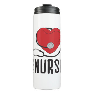 Future Nurse Soon to be Nurse Art Registered Nurse Thermal Tumbler