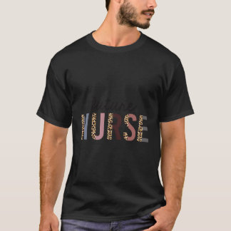 Future Nurse Student Leopard Print Nursing School T-Shirt