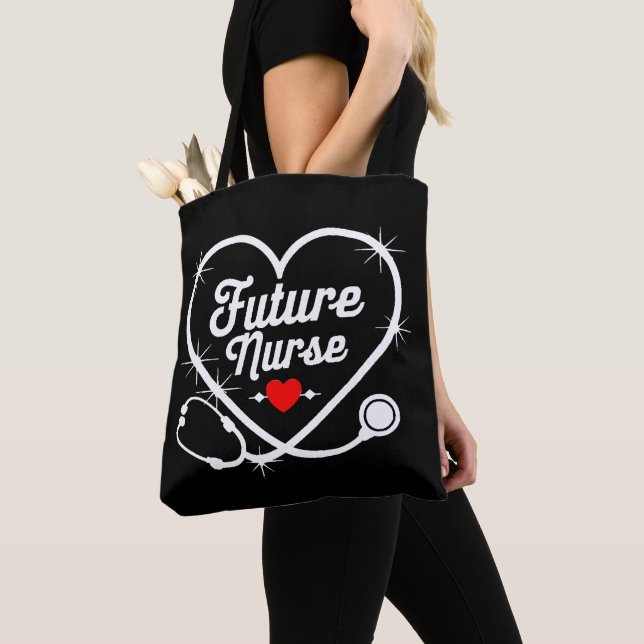 Future Nurse Tote Bag (Close Up)