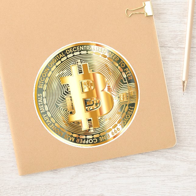 Future of Finance - Golden Bitcoin Cryptocurrency (Notebook)