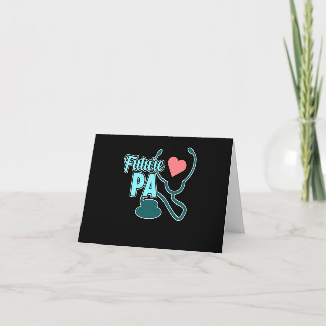 Future PA Physician Assistant Medical Students Gra Invitation (Front)