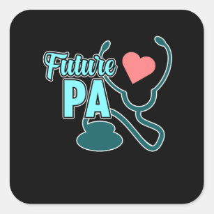 Future PA Physician Assistant Medical Students Gra Square Sticker