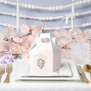 Future Papa Baby Shower Peach Elephant Favour Box