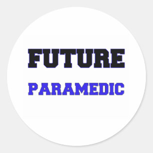 Future Paramedic Classic Round Sticker