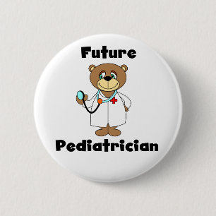 FUTURE PEDIATRICIAN 6 CM ROUND BADGE