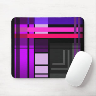 Future Perfect Plaid Mousepad