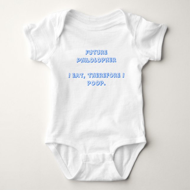 FUTURE PHILOSOPHER BABY BODYSUIT (Front)
