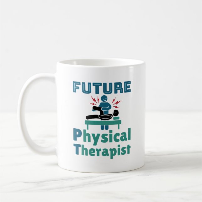 Future Physical Therapist PT Student Coffee Mug (Left)