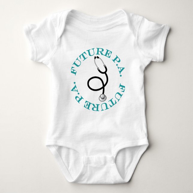Future Physicians assistant Baby Bodysuit (Front)