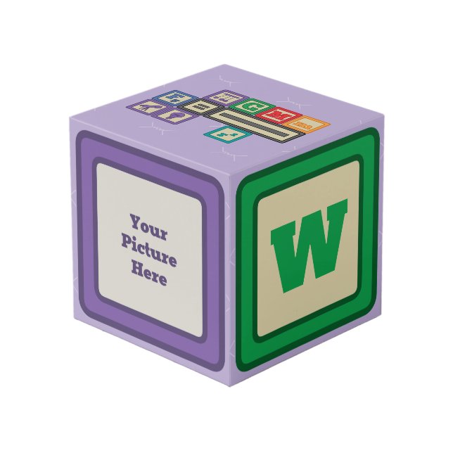 Future Physicist's Blocks Photo Cube (Front Angled)