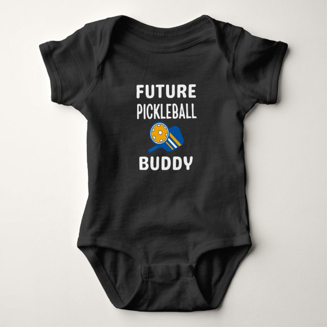Future Pickleball Buddy Baby Bodysuit (Front)