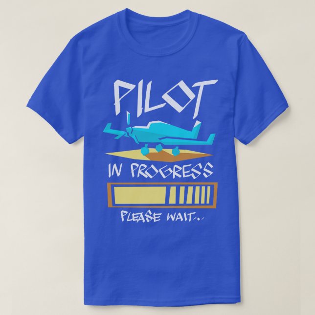 Future Pilot Aeroplane Pilot Aviation T-Shirt (Design Front)