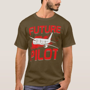 Future Pilot Flight School Chief Aviator Gift T-Shirt