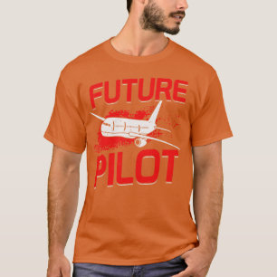 Future Pilot Flight School Chief Aviator Gift  T-Shirt