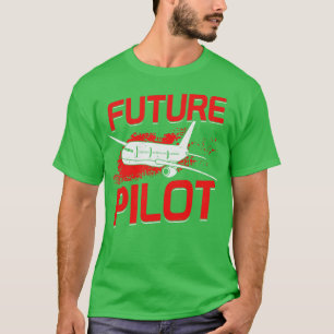 Future Pilot Flight School Chief Aviator Gift T-Shirt