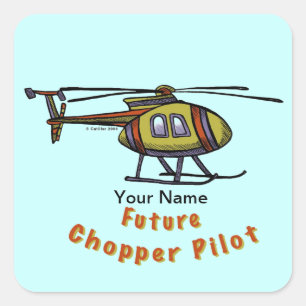 Future Pilot helicopter  sticker