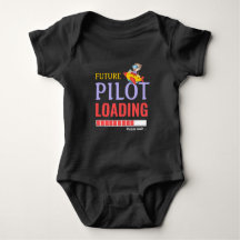 Future Pilot Loading Funny Personalised Unisex