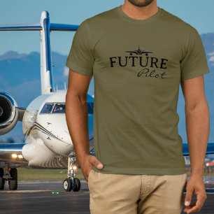 Future Pilot Student Pilot Aviator Simple Custom  T-Shirt