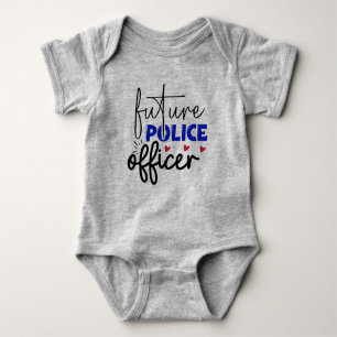 Future Police Officer Baby Bodysuit