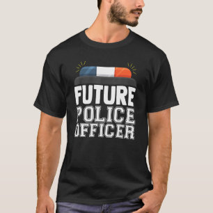 Future Police Officer Fun Novelty Patriotic Career T-Shirt