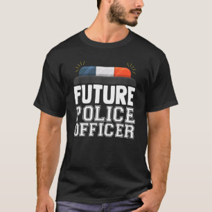 Future Police Officer Fun  Patriotic Career T-Shirt