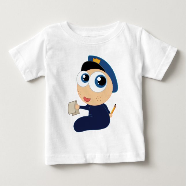Future Police Officer Toddler Kids T-shirt (Front)