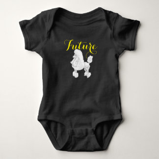 Future Poodle Baby Bodysuit