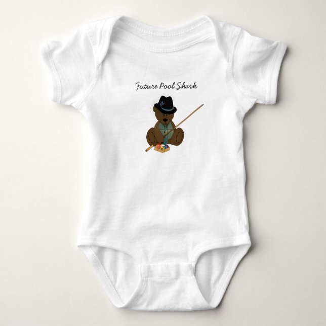Future Pool Shark Baby Bodysuit (Front)