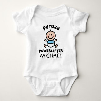 Future Powerlifter Personalised Baby Shirt