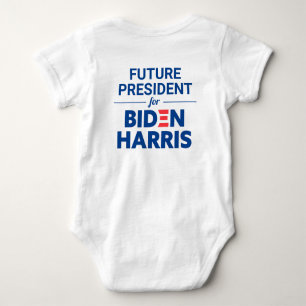 Future President for Biden Harris Custom Text Baby Bodysuit