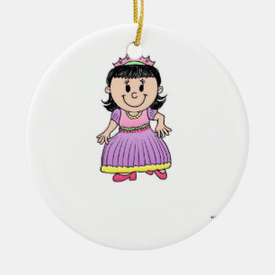 Future Princess - Purple Ceramic Tree Decoration