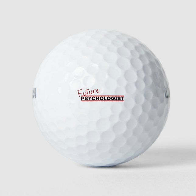 Future Psychologist Golf Balls (Front)