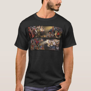 Future Quake Mural/Revelation Quote Dark Shirt