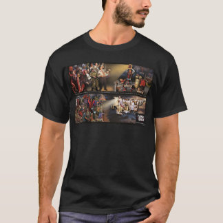 Future Quake Mural/Revelation Quote Dark Shirt