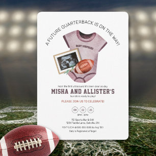 Future Quarterback Baby Shower Invitation