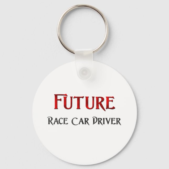Future Race Car Driver Key Ring (Front)