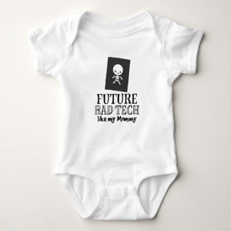 Future Rad Tech Radiology Technician Like Mummy Baby Bodysuit