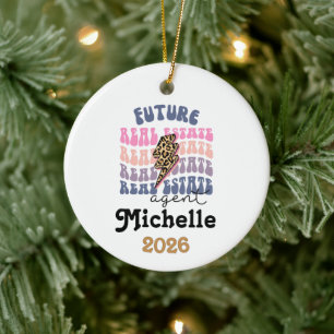 Future Real Estate Agent Ceramic Tree Decoration