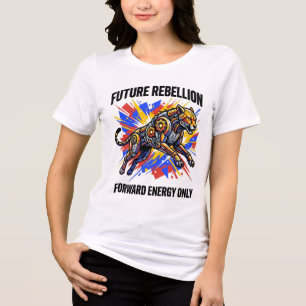 Future Rebellion Forward Energy Only Cyborg Cheeta Tri-Blend Shirt