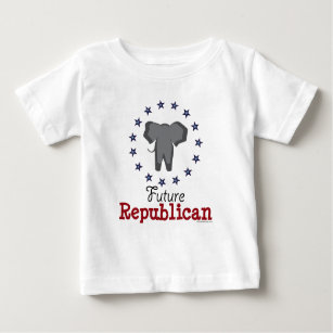 Future Republican Elephant Baby T shirt