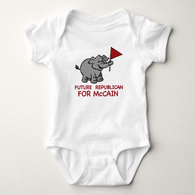 Future Republican McCain Baby Bodysuit (Front)