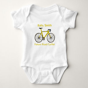 Future road cyclist baby name baby bodysuit