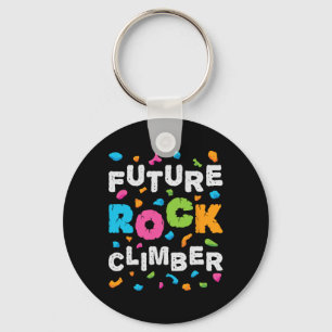 Future Rock Climber Mountain Climbing Bouldering B Key Ring